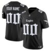 Philadelphia Eagles ‘Gothic Philly Edition’ Vapor Limited Custom Jersey – All Stitched – Black Jersey