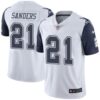 Nike Cowboys #21 Deion Sanders White Men’s Stitched NFL Limited Rush Jersey