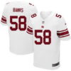 Men’s New York Giants #58 Carl Banks White Road NFL Nike Elite Jersey