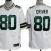Nike Green Bay Packers #80 Donald Driver White Game Jersey