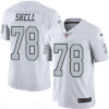 Men’s Oakland Raiders #78 Art Shell Retired White 2016 Color Rush Stitched NFL Nike Limited Jersey