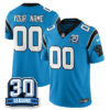 Custom Name/Gender Carolina Panthers 2024 Vapot Limited Jersey – 30th Season – All Stitched Men Blue Jersey