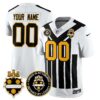 Pittsburgh Steelers Alternate 1933 Throwback Limited Custom Jersey – All Stitched – White Jersey