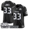 Minnesota Vikings ‘Gothic Norseblood Edition’ Vapor Limited Jersey – All Stitched – Black – Aaron Jones Jersey