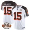 Mens Cleveland Browns 1946 75Th Anniversary Patch Jersey Joe Flacco Jersey Inverted