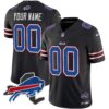 Bills New York Patch Vapor Limited Custom Jersey – All Stitched – Men – Black