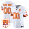 Tampa Bay Buccaneers ’76 Vapor Limited Custom Jersey – All Stitched – White Jersey