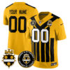 Pittsburgh Steelers Alternate 1933 Throwback Limited Custom Jersey – All Stitched Men Gold Jersey