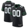New York Jets Alternate Custom Game Men Jersey – Legacy Black