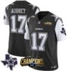 Men’s Cowboys 2023 NFC East Champions Patch Vapor Jersey – All Stitched – Black – Brandon Aubrey
