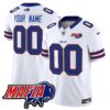 Buffalo Bills 2024 Bills Mafia Patch Vapor Limited Custom Jersey – All Stitched – White Jersey