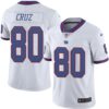 Nike Giants #80 Victor Cruz White Men’s Stitched NFL Limited Rush Jersey