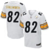 Men’s Pittsburgh Steelers #82 John Stallworth White Retired Player NFL Nike Elite Jersey