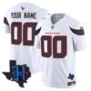 Houston Texans 2024 Texas Patch Vapor Limited Custom Jersey – All Stitched – Men – White