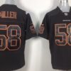 Nike Denver Broncos #58 Von Miller Lights Out Black Game Jersey