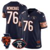 Chicago Bears Honor Steve McMichael Jersey – All Stitched – Navy – Steve McMichael – 76 Jersey
