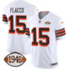 Cleveland Browns #15 Joe Flacco White 2023 FUSE 1946 Collection Vapor Limited Stitched Jersey