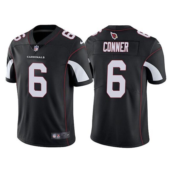 Men’s Arizona Cardinals #6 James Conner Vapor Limited Black Jersey