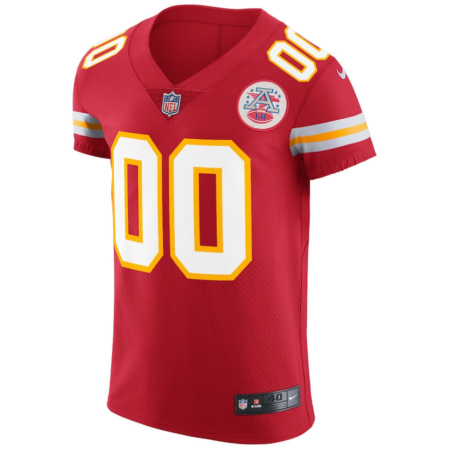 Kansas City Chiefs Vapor Untouchable Custom 00 Elite Jersey – Red - Image 2