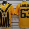 Nike Pittsburgh Steelers #63 Dermontti Dawson 1933 Yellow Throwback Jersey