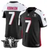 Mens Outkast X Atlanta Falcons 2024 Vapor Limited Jersey V2 Bijan Robinson Jersey Black Alternate