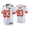 Men’s Kansas City Chiefs #83 Noah Gray White Limited Stitched NFL Jersey