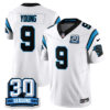 Women’s Carolina Panthers 2024 Vapot Limited Jersey – 30th Season – All Stitched Bryce Young – 9 White Jersey