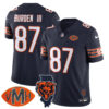 Chicago Bears Honor Virginia Halas McCaskey Jersey – All Stitched – Navy – Luther Burden III – 87 Jersey