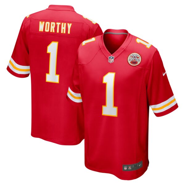 Xavier Worthy Kansas City Chiefs Nike Player Game Jersey Red