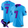 Men’s Houston Texans 2025 DJ Screw Vapor Limited Jersey – All Stitched Blue C.J. Stroud Jersey