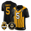 Men’s Pittsburgh Steelers Alternate 1933 Throwback Limited Jersey – All Stitched Black Jalen Ramsey – 5 Jersey