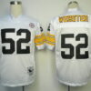 Pittsburgh Steelers #52 Mike Webster White Throwback Jersey