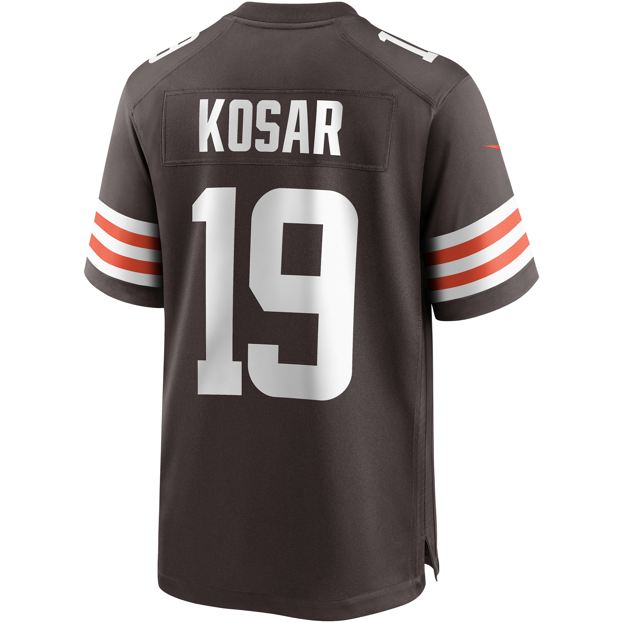 Bernie Kosar Cleveland Browns Nike Game Retired Player Jersey Brown - Image 3