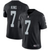 Nike Oakland Raiders #7 Marquette King Black Team Color Men’s Stitched NFL Vapor Untouchable Limited Jersey