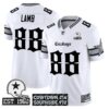 Dallas Cowboys ‘Gothic Lone Star Edition’ Vapor Limited Jersey – All Stitched – White – CeeDee Lamb Jersey