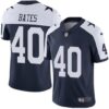 Men’s Nike Dallas Cowboys #40 Bill Bates Navy Blue Vapor Untouchable Limited Throwback Alternate Jersey