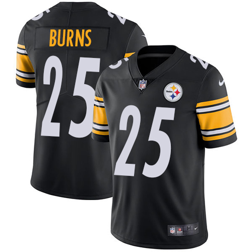 Nike Pittsburgh Steelers #25 Artie Burns Black Team Color Men’s Stitched NFL Vapor Untouchable Limited Jersey