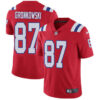 Nike New England Patriots #87 Rob Gronkowski Red Alternate Men’s Stitched NFL Vapor Untouchable Limited Jersey