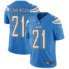 Nike San Diego Chargers #21 LaDainian Tomlinson Electric Blue Alternate Men’s Stitched NFL Vapor Untouchable Limited Jersey