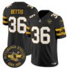 Pittsburgh Steelers Throwback 1933 Patch Vapor Limited Jersey – All Stitched – Black – Jerome Bettis Jersey