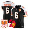 Tampa Bay Buccaneers ’76 Vapor Limited Jersey – All Stitched – Black Alternate – Baker Mayfield – 6 Jersey