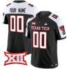Texas Tech Red Raiders 2024 Vapor Limited Custom Jersey – All Stitched – Men – Black Alternate