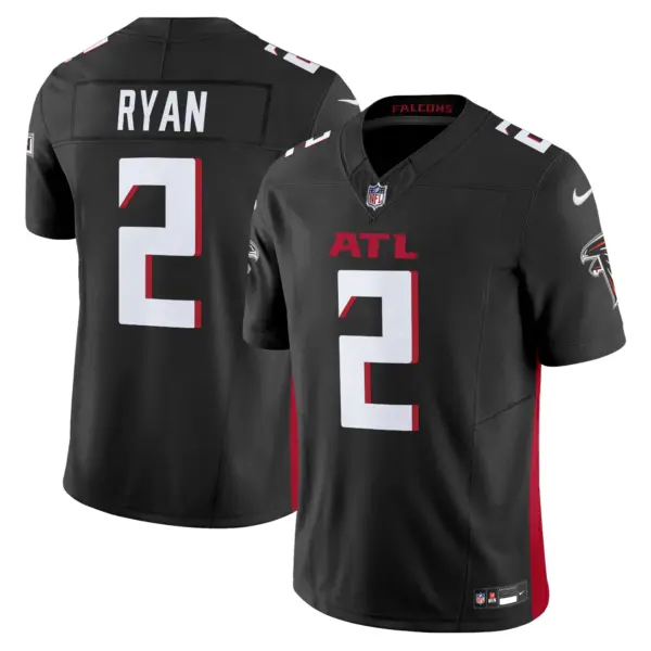 Mens Atlanta Falcons 2024 Vapor Limited Jersey Matt Ryan Jersey Black