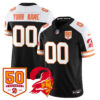 Tampa Bay Buccaneers ’76 Vapor Limited Custom Jersey – All Stitched Men Black Alternate Jersey