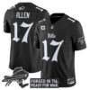 Men’s Buffalo Bills ‘Gothic Cold Front Edition’ Vapor Limited Jersey – All Stitched Black Josh Allen Jersey