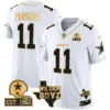 Mens Dallas Cowboys Est 1960 We Dem Boyz Patch Gold Vapor Limited Jersey V2 Micah Parsons Jersey White Gold