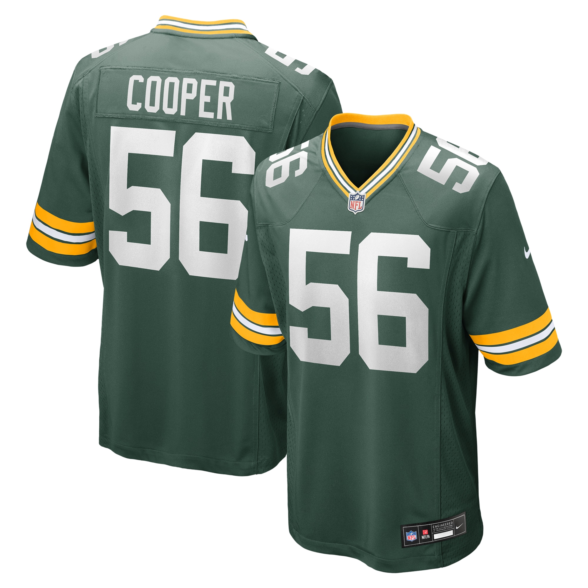 Edgerrin Cooper Green Bay Packers Nike Game Jersey Green