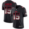 Nike Chiefs #15 Patrick Mahomes Black Men’s Stitched NFL Vapor Untouchable Limited Smoke Fashion Jersey