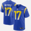 Men’s Los Angeles Rams #17 Baker Mayfield Royal Vapor Untouchable Limited Stitched Football Jersey