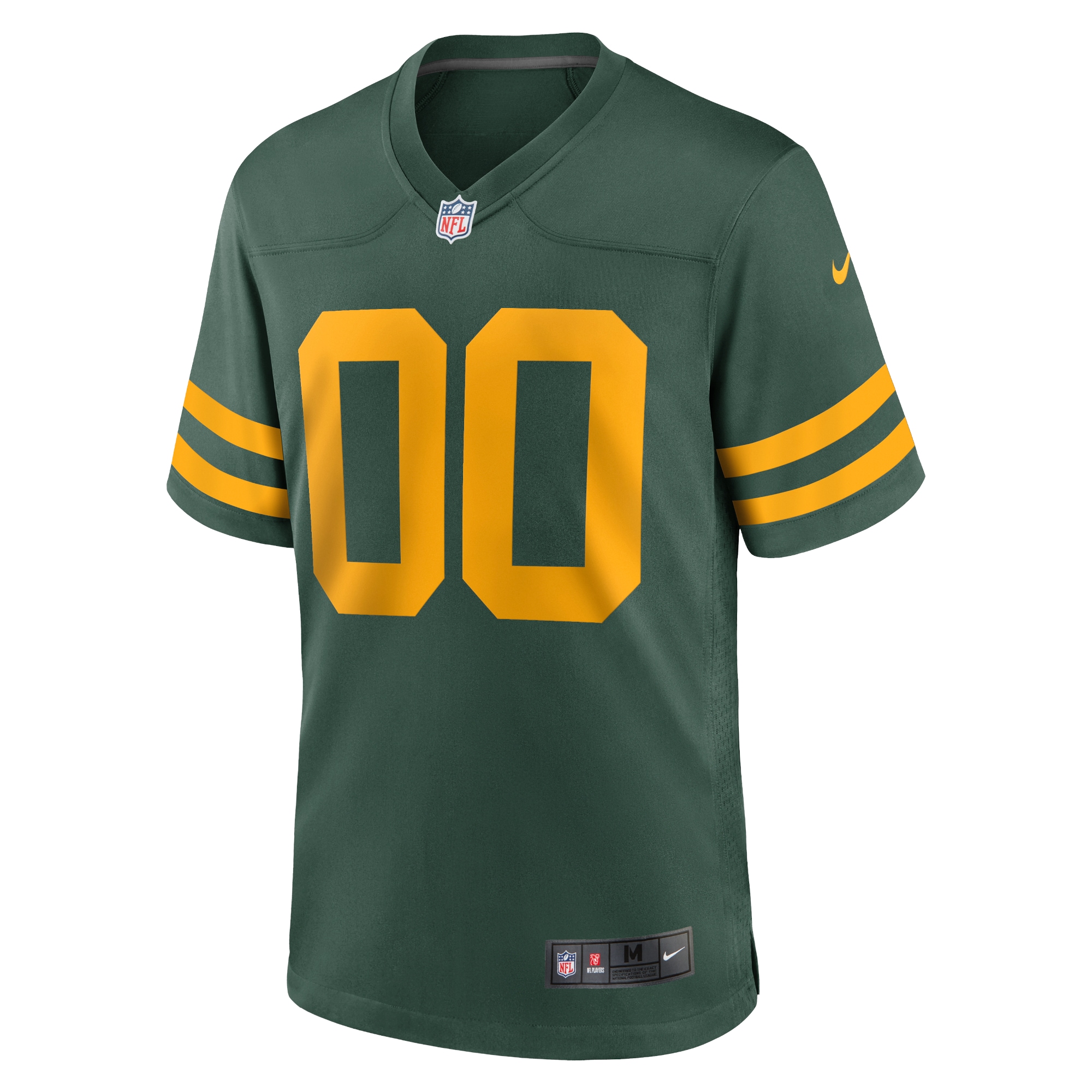 Green Bay Packers Nike Alternate Custom Jersey Green - Image 2
